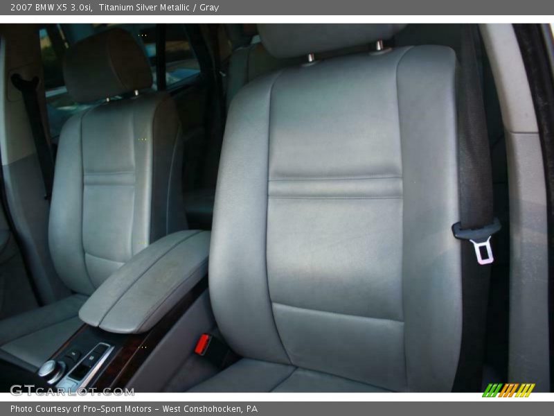 Titanium Silver Metallic / Gray 2007 BMW X5 3.0si