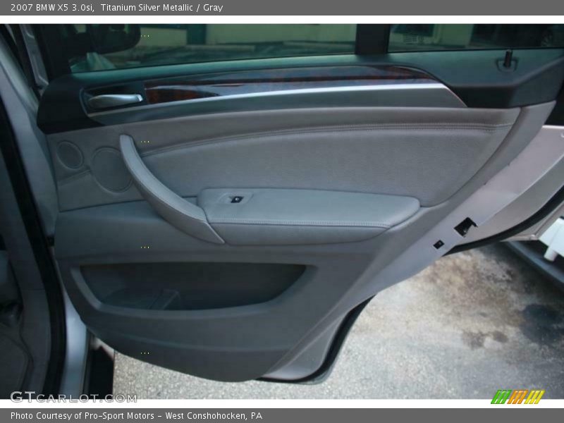 Titanium Silver Metallic / Gray 2007 BMW X5 3.0si