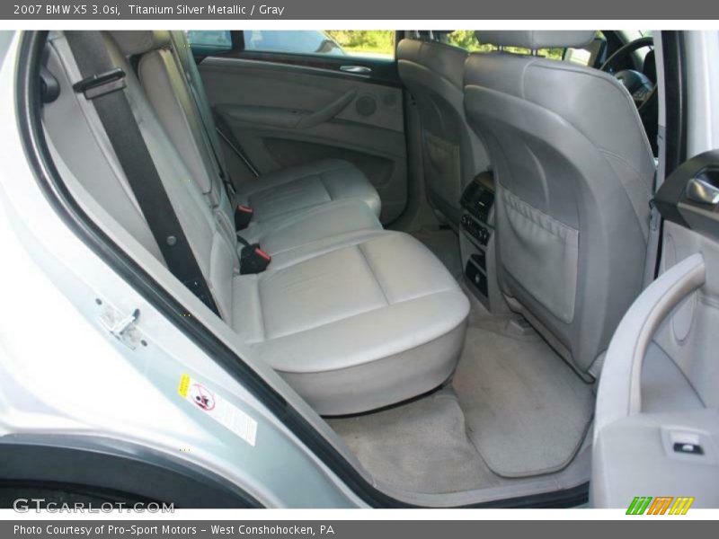 Titanium Silver Metallic / Gray 2007 BMW X5 3.0si