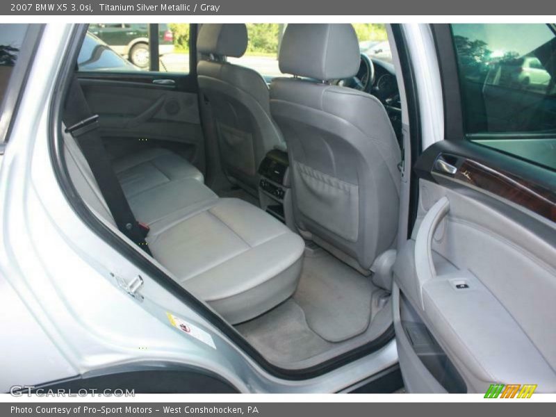 Titanium Silver Metallic / Gray 2007 BMW X5 3.0si