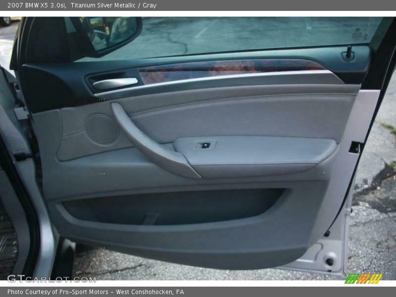 Titanium Silver Metallic / Gray 2007 BMW X5 3.0si