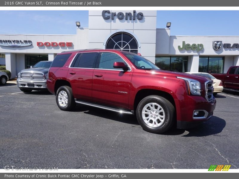 Crimson Red Tintcoat / Jet Black 2016 GMC Yukon SLT