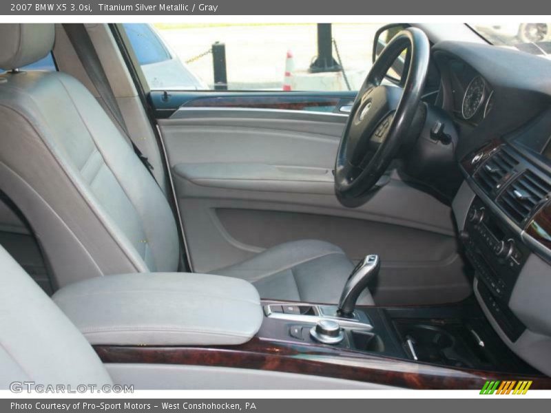 Titanium Silver Metallic / Gray 2007 BMW X5 3.0si