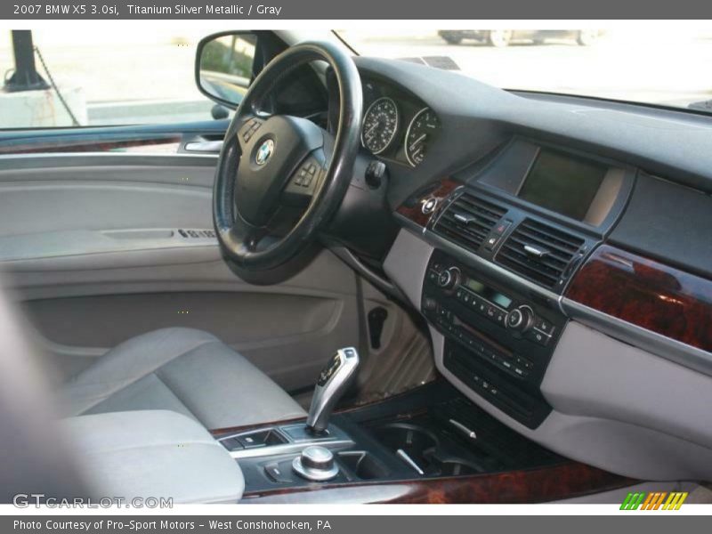Titanium Silver Metallic / Gray 2007 BMW X5 3.0si