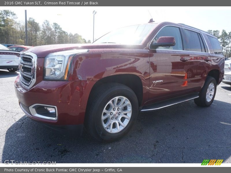 Crimson Red Tintcoat / Jet Black 2016 GMC Yukon SLT