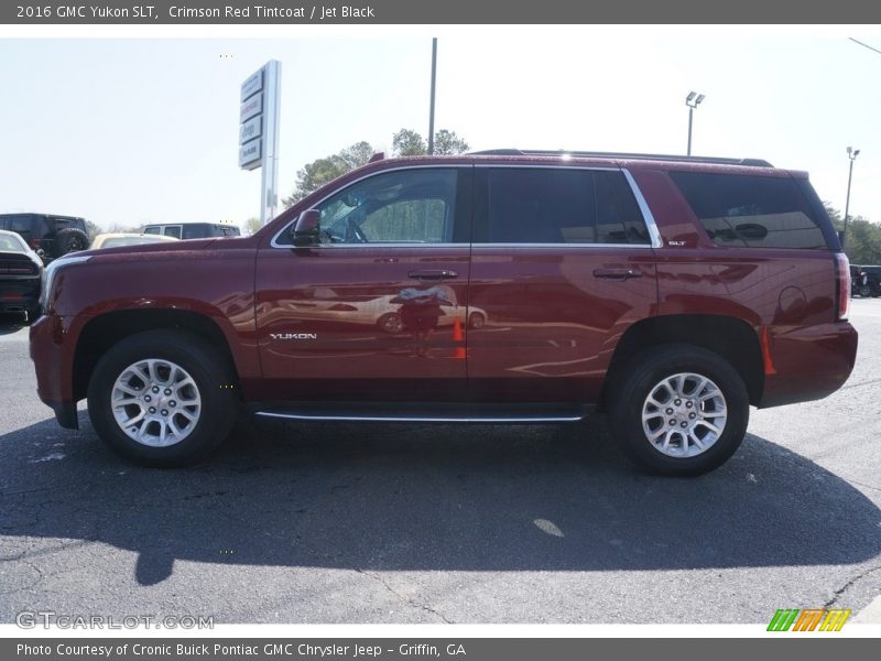 Crimson Red Tintcoat / Jet Black 2016 GMC Yukon SLT