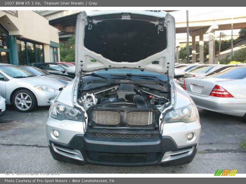 Titanium Silver Metallic / Gray 2007 BMW X5 3.0si