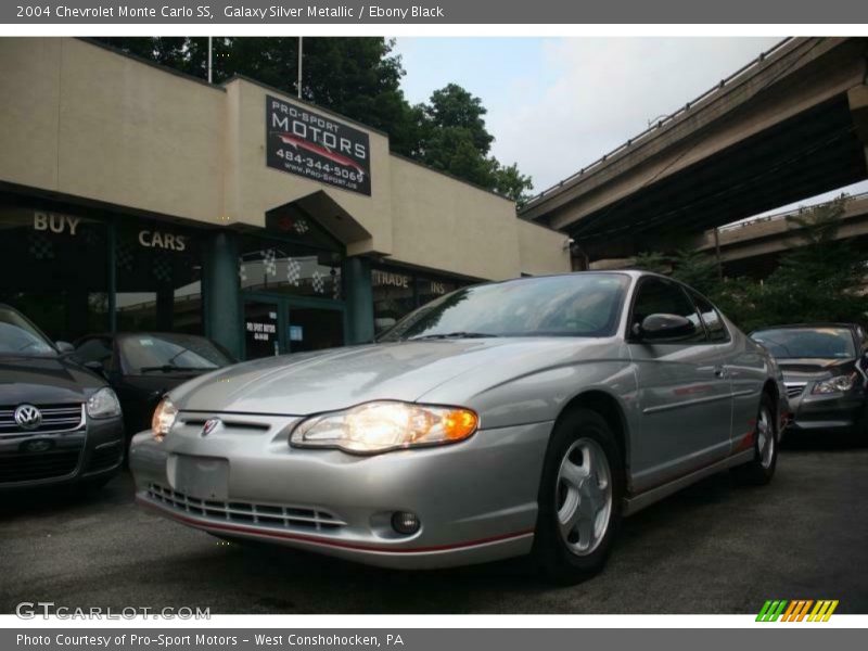 Galaxy Silver Metallic / Ebony Black 2004 Chevrolet Monte Carlo SS