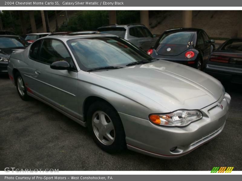 Galaxy Silver Metallic / Ebony Black 2004 Chevrolet Monte Carlo SS