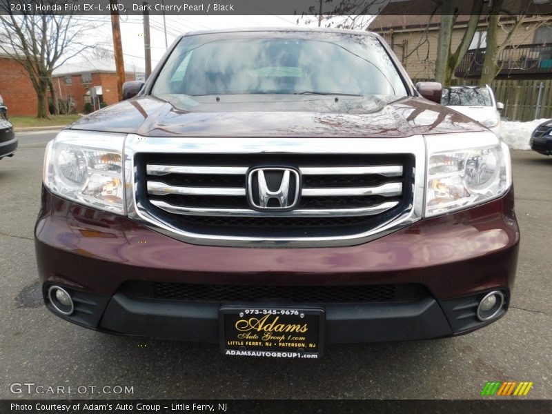 Dark Cherry Pearl / Black 2013 Honda Pilot EX-L 4WD