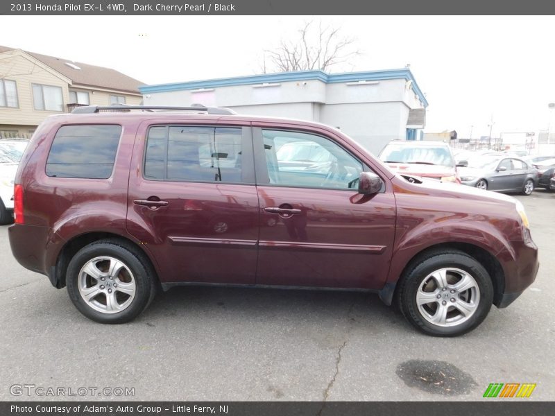 Dark Cherry Pearl / Black 2013 Honda Pilot EX-L 4WD