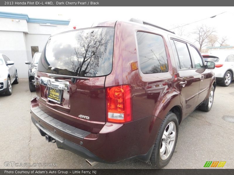 Dark Cherry Pearl / Black 2013 Honda Pilot EX-L 4WD