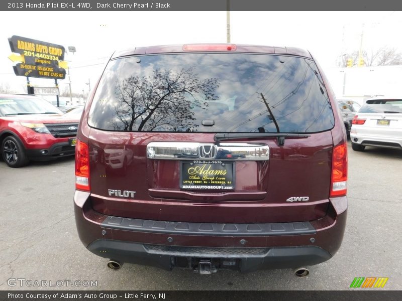 Dark Cherry Pearl / Black 2013 Honda Pilot EX-L 4WD