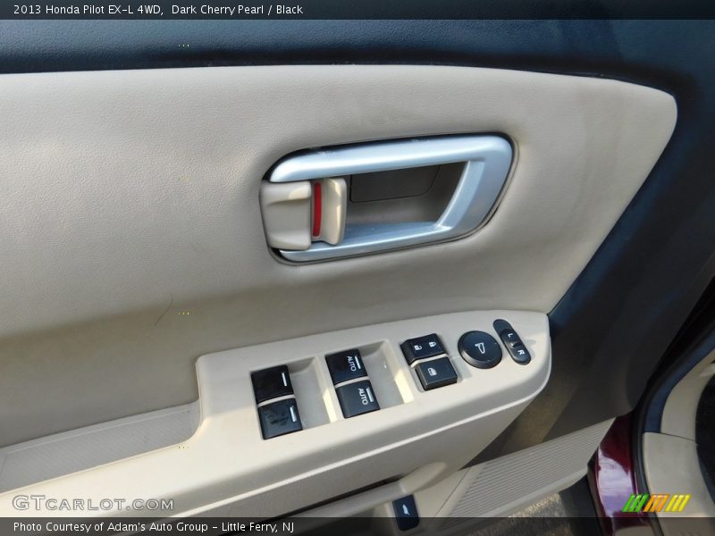 Dark Cherry Pearl / Black 2013 Honda Pilot EX-L 4WD
