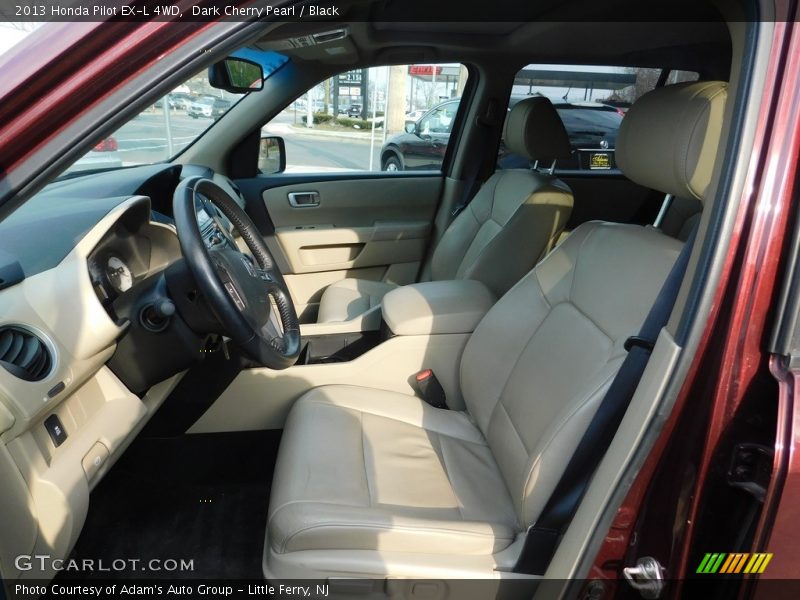 Dark Cherry Pearl / Black 2013 Honda Pilot EX-L 4WD