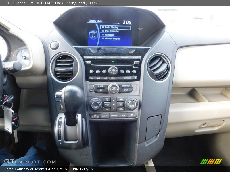 Dark Cherry Pearl / Black 2013 Honda Pilot EX-L 4WD