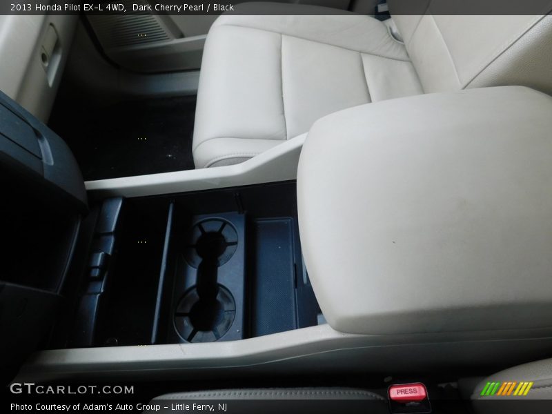 Dark Cherry Pearl / Black 2013 Honda Pilot EX-L 4WD