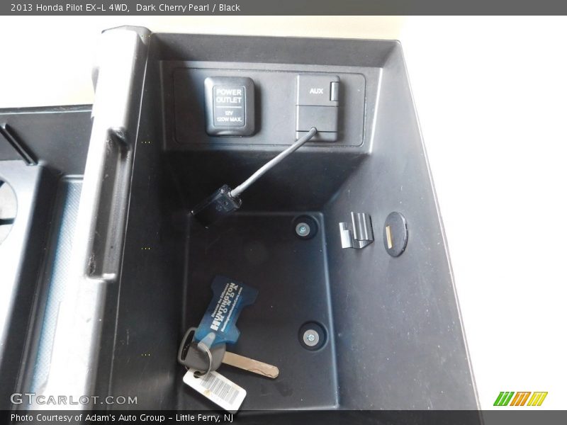 Dark Cherry Pearl / Black 2013 Honda Pilot EX-L 4WD