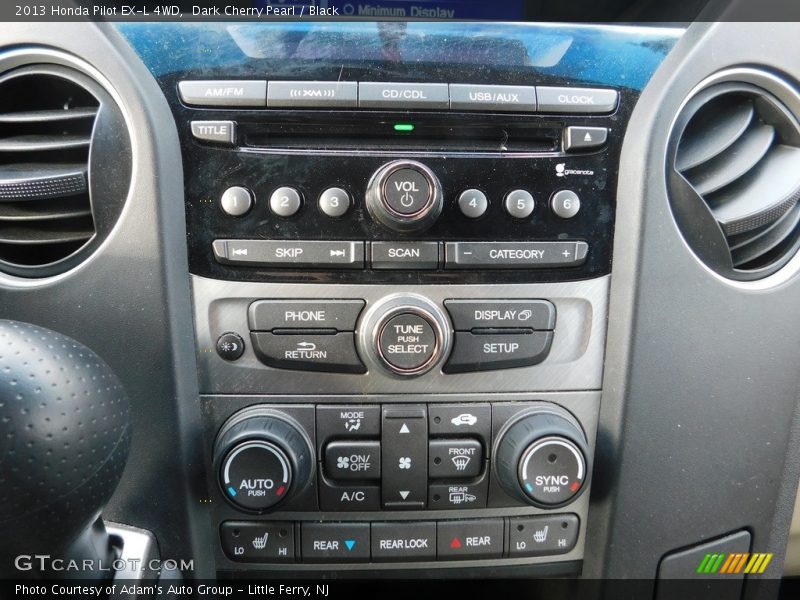 Dark Cherry Pearl / Black 2013 Honda Pilot EX-L 4WD