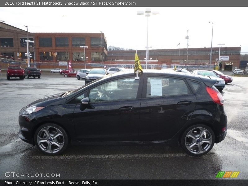Shadow Black / ST Recaro Smoke Storm 2016 Ford Fiesta ST Hatchback