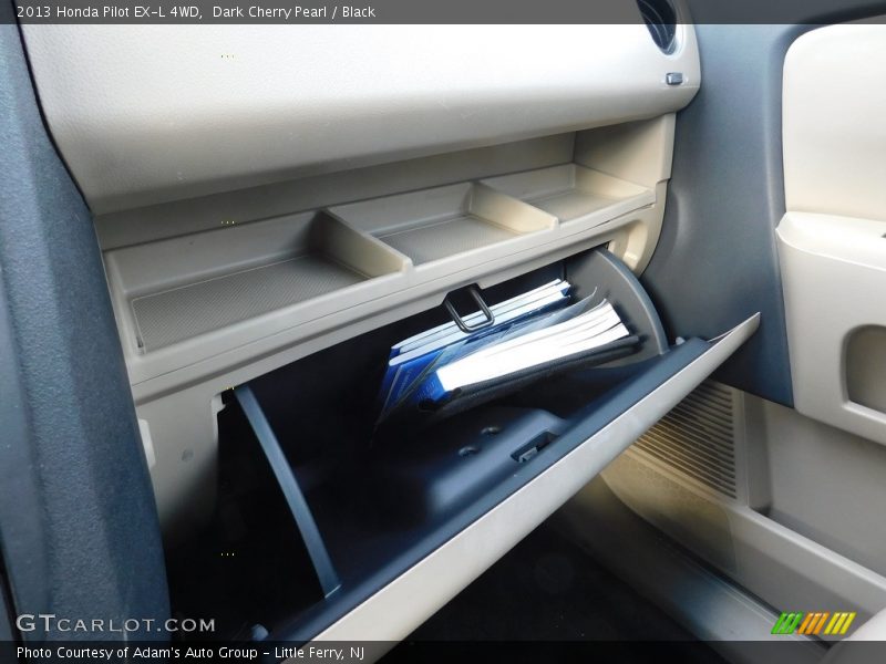 Dark Cherry Pearl / Black 2013 Honda Pilot EX-L 4WD