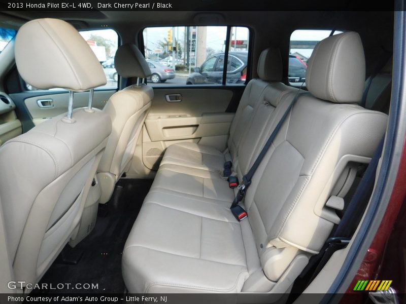Dark Cherry Pearl / Black 2013 Honda Pilot EX-L 4WD