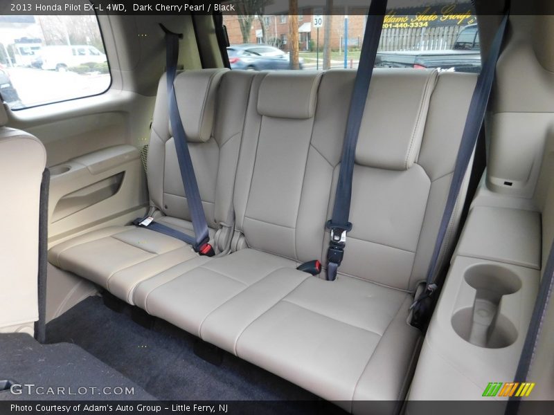 Dark Cherry Pearl / Black 2013 Honda Pilot EX-L 4WD