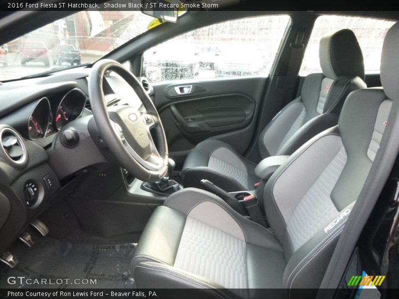 Shadow Black / ST Recaro Smoke Storm 2016 Ford Fiesta ST Hatchback