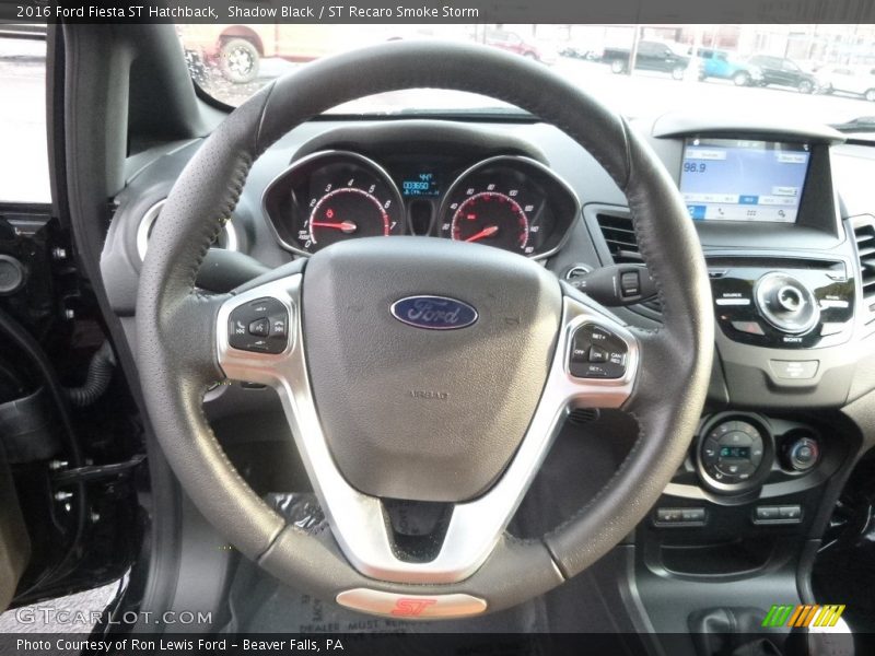 Shadow Black / ST Recaro Smoke Storm 2016 Ford Fiesta ST Hatchback
