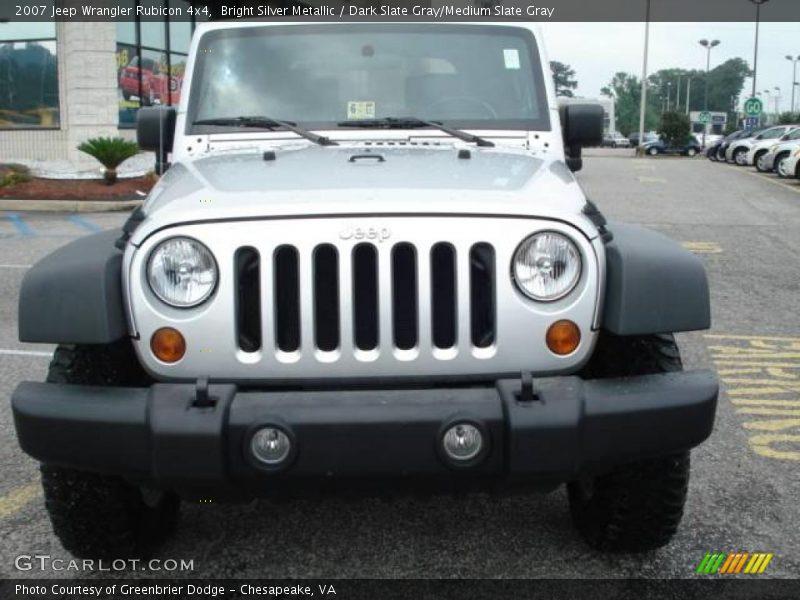 Bright Silver Metallic / Dark Slate Gray/Medium Slate Gray 2007 Jeep Wrangler Rubicon 4x4