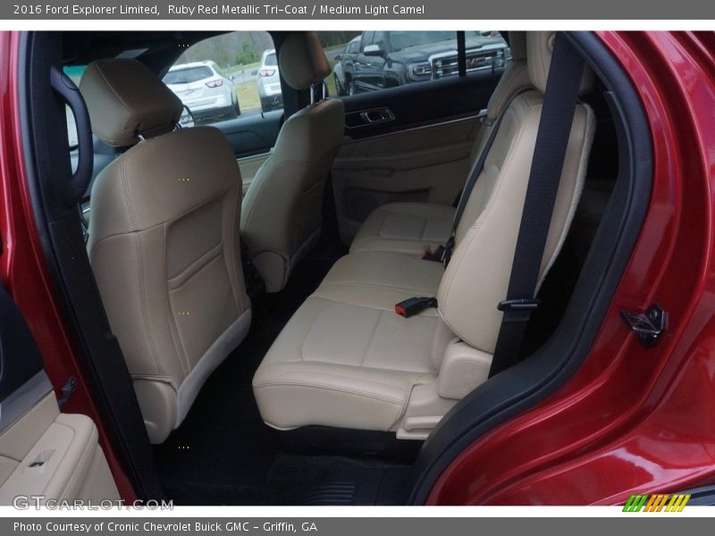 Ruby Red Metallic Tri-Coat / Medium Light Camel 2016 Ford Explorer Limited