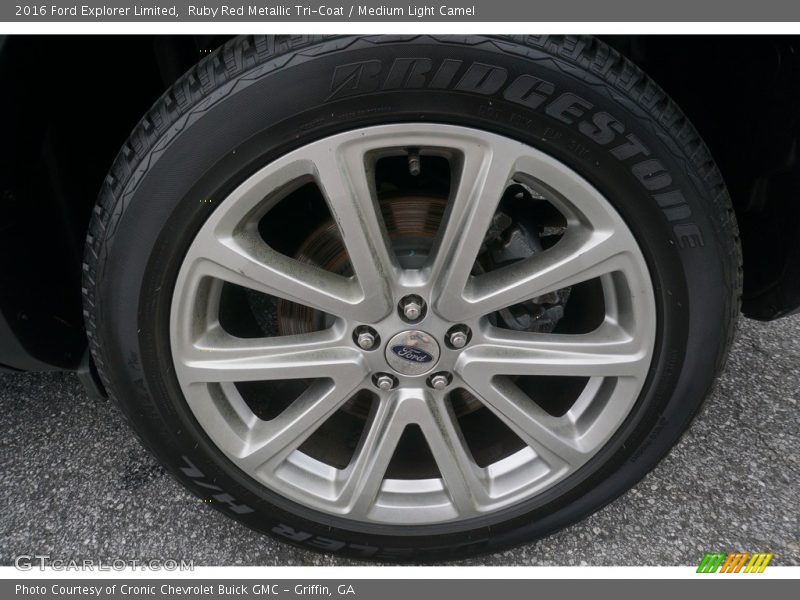 Ruby Red Metallic Tri-Coat / Medium Light Camel 2016 Ford Explorer Limited