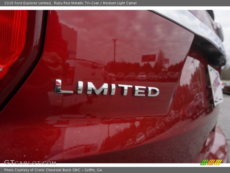 Ruby Red Metallic Tri-Coat / Medium Light Camel 2016 Ford Explorer Limited