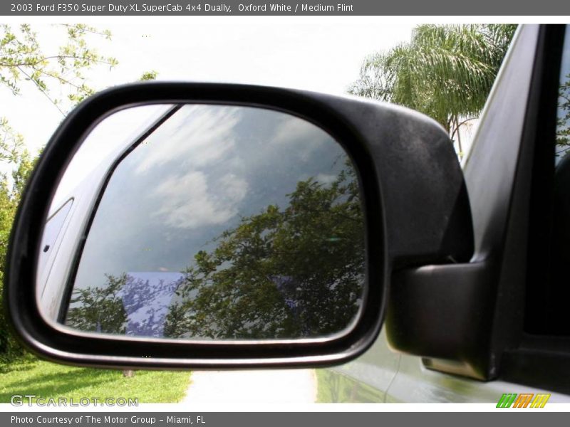 Oxford White / Medium Flint 2003 Ford F350 Super Duty XL SuperCab 4x4 Dually