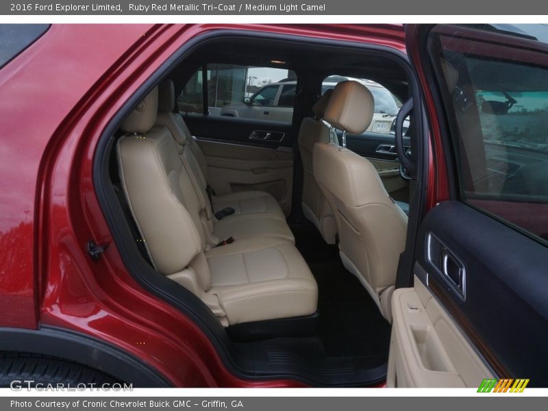 Ruby Red Metallic Tri-Coat / Medium Light Camel 2016 Ford Explorer Limited