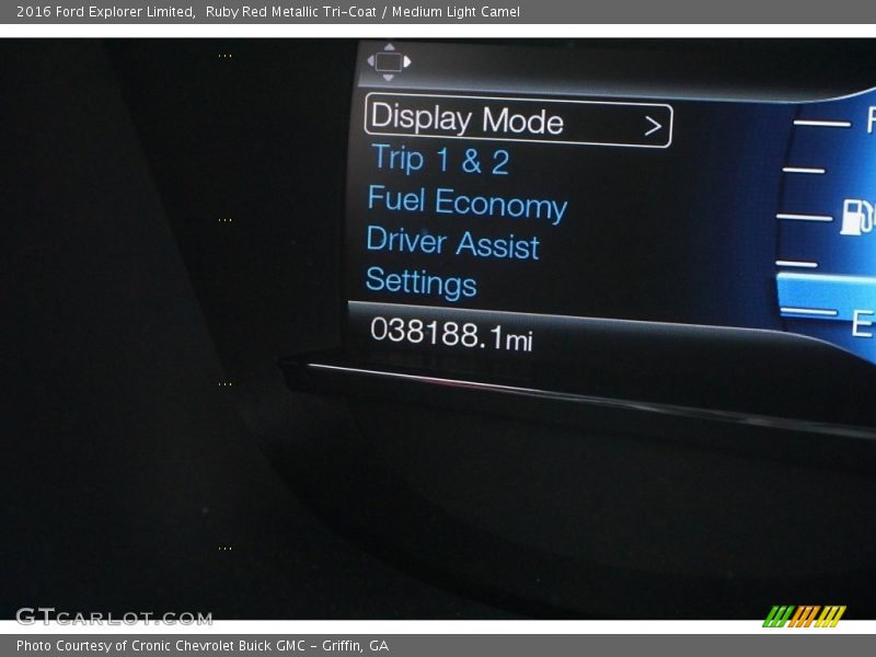 Ruby Red Metallic Tri-Coat / Medium Light Camel 2016 Ford Explorer Limited