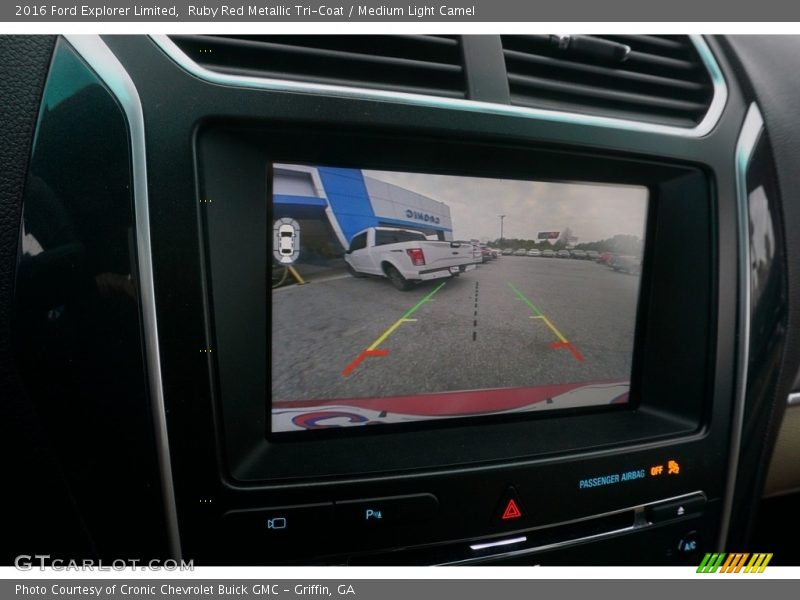 Ruby Red Metallic Tri-Coat / Medium Light Camel 2016 Ford Explorer Limited