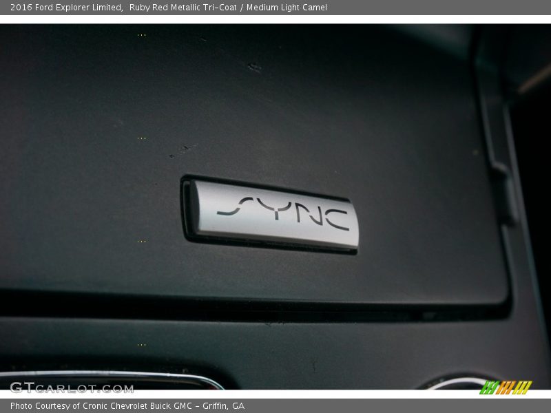 Ruby Red Metallic Tri-Coat / Medium Light Camel 2016 Ford Explorer Limited