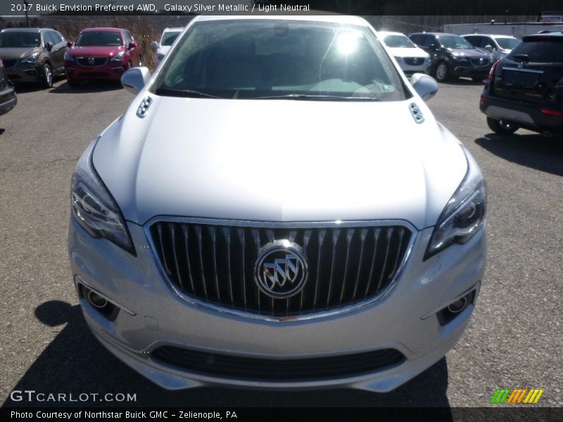 Galaxy Silver Metallic / Light Neutral 2017 Buick Envision Preferred AWD