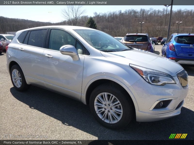 Galaxy Silver Metallic / Light Neutral 2017 Buick Envision Preferred AWD