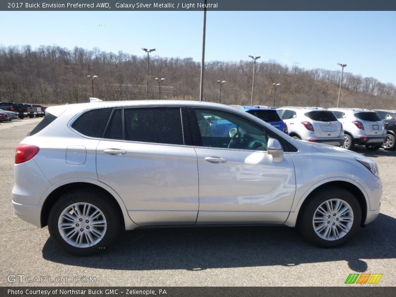 Galaxy Silver Metallic / Light Neutral 2017 Buick Envision Preferred AWD