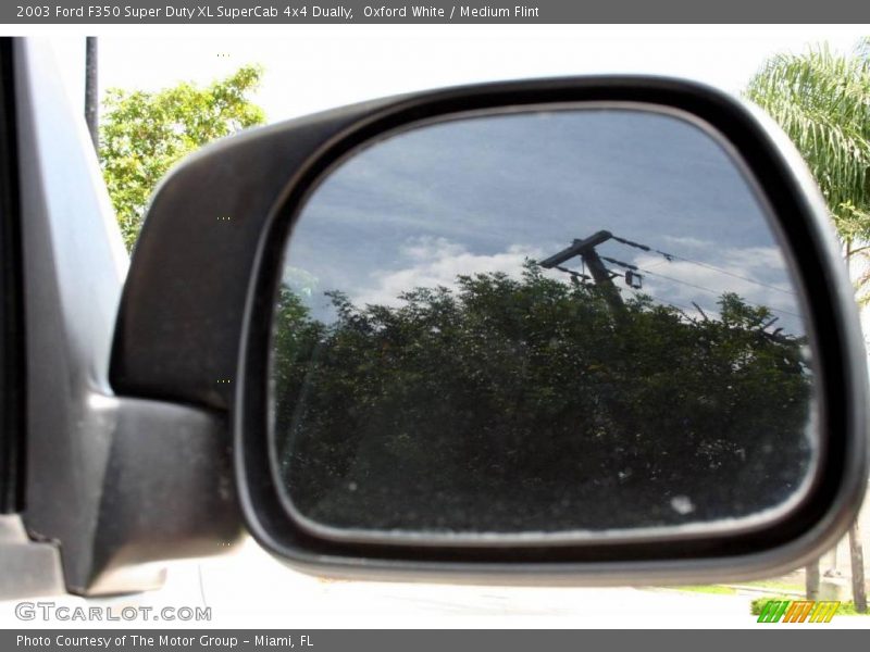 Oxford White / Medium Flint 2003 Ford F350 Super Duty XL SuperCab 4x4 Dually