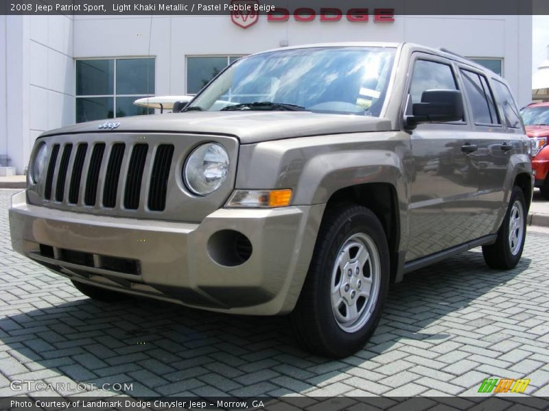 Light Khaki Metallic / Pastel Pebble Beige 2008 Jeep Patriot Sport