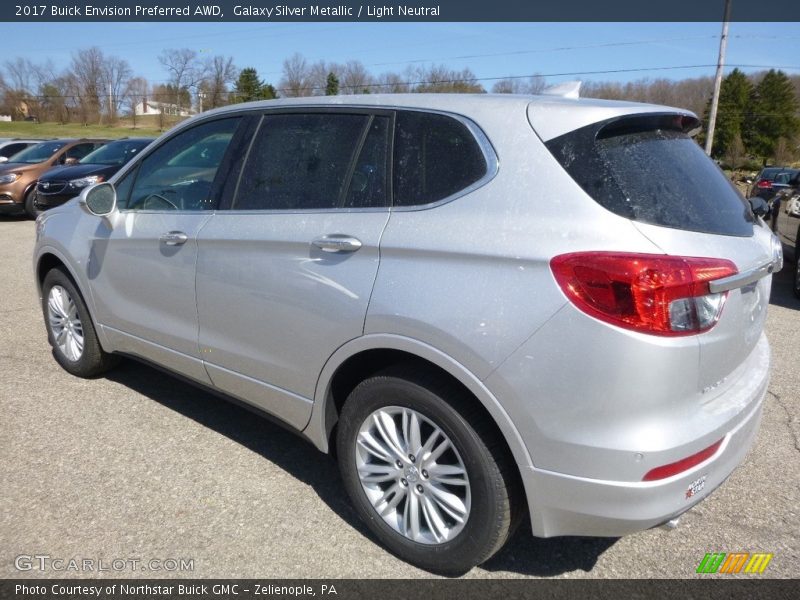 Galaxy Silver Metallic / Light Neutral 2017 Buick Envision Preferred AWD