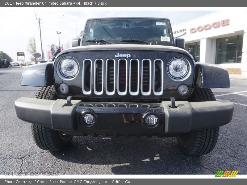 Black / Black 2017 Jeep Wrangler Unlimited Sahara 4x4