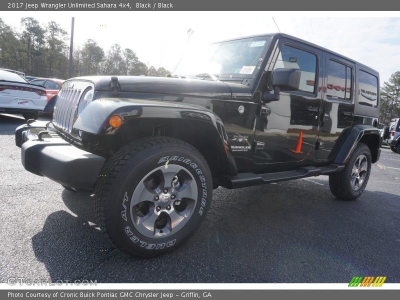 Black / Black 2017 Jeep Wrangler Unlimited Sahara 4x4