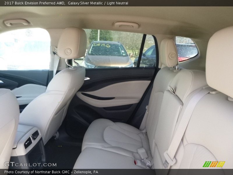 Galaxy Silver Metallic / Light Neutral 2017 Buick Envision Preferred AWD