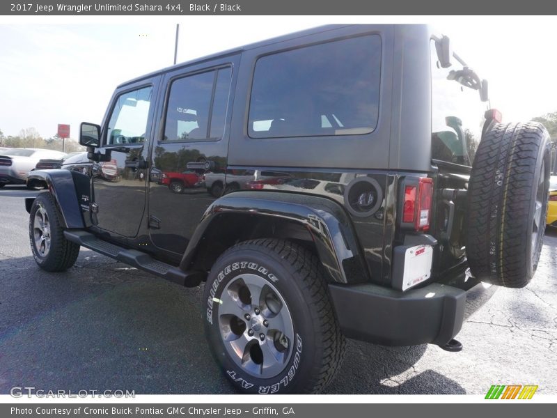 Black / Black 2017 Jeep Wrangler Unlimited Sahara 4x4