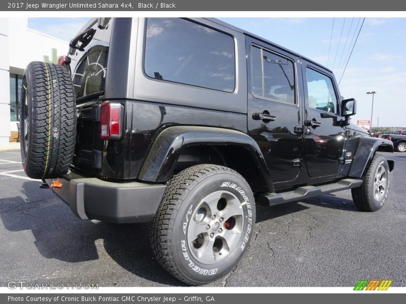 Black / Black 2017 Jeep Wrangler Unlimited Sahara 4x4