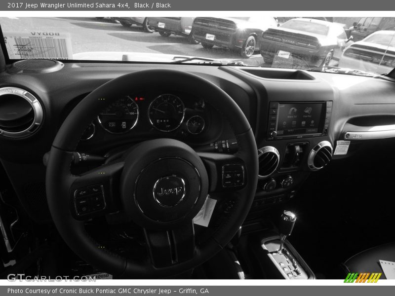 Black / Black 2017 Jeep Wrangler Unlimited Sahara 4x4